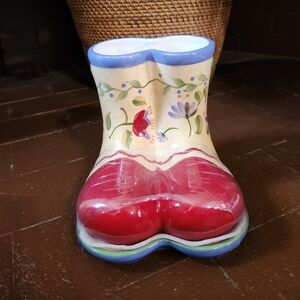 Pfaltzgraff boots planter- Napoli